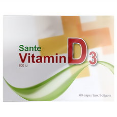 善得 維生素D3 800IU, 60粒軟膠囊, 60顆, 1盒