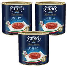 CIRIO 碎粒蕃茄, 2.55kg, 3罐