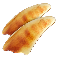 AHOYE 天然羊角加厚刮痧板 Set 2, 10*6*0.5cm, p01_05242774, 1組