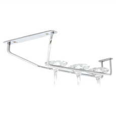 HomeMax 不鏽鋼加寬單排高腳杯架 #304不鏽鋼材質, 31 x 14.2 x 5.5cm, 1個