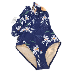 Summer love 夏之戀 大女連身三角泳衣套裝, 附泳帽, 尼龍80% 彈性纖維20%, 台灣製, 954, 3L