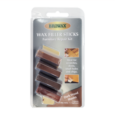 BRIWAX 木製品補色修復棒 家具修復套件, 1組