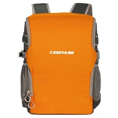 CASEMAN 卡斯曼 AW Outdoor 雙肩背包 輕便耐用210D尼龍材質 附防雨罩, 橙色, 1個