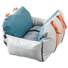 毛皇上 車載寵物窩, 1個, 藍拼色