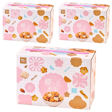 TRYGOODZ 翠菓子 櫻の花米果禮盒, 餅乾 20包, 3盒