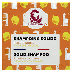 Lamazuna 有機檸檬粉洗髮皂 金髮專用, 70ml, 1盒