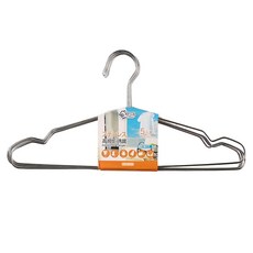 不鏽鋼衣架 PP塑膠 35cm 5入/組, Silver, 1組