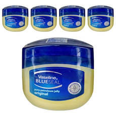 Vaseline 凡士林 Blue Seal 潤膚膏 三重淨化凡士林, 原味, 100ml, 5罐