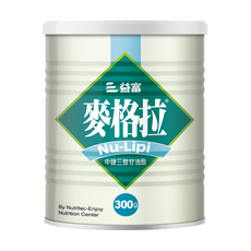 益富 麥格拉 中鏈三酸甘油酯, 300g, 1罐