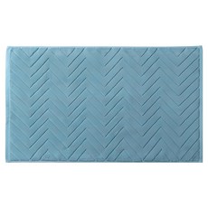 小麥購物 純棉吸水地墊 C552 340g, 1個, 湖水藍