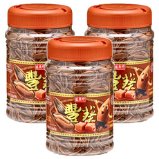 盛香珍 豐葵香瓜子桶 焦糖風味, 730g, 3罐