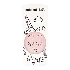 nailmatic KIDS 波莉水漾亮彩兒童指甲油, 晶亮粉, 1瓶