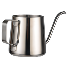 Hisato 304不鏽鋼手沖咖啡壺, 7.2cm, 經典銀, 250ml, 1個