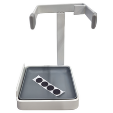 廚房立式鍋蓋架 155 x 105 x 125mm 387g, 白色, 1個