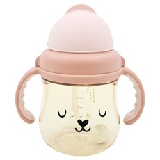 Simba 小獅王辛巴 好樂飲PPSU防漏滑蓋學習水杯, 悠悠粉, 250ml, 1個