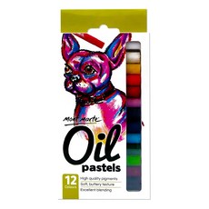 Mont Marte 蒙瑪特 油性粉彩套組 12色 - 柔滑奶油質地, 1組