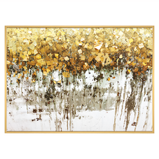 菠蘿選畫所 抽象畫 金風吹柳 APAP4674D (59.4 x 42cm) 木色外框