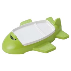 Hesii 飛機兒童餐盤 222, 綠色, 1個, 單件