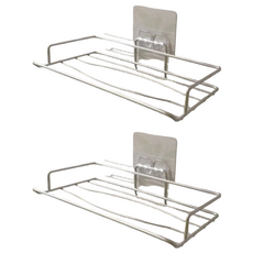 BEARGOOD 熊好貼 國際 無痕掛勾 面紙架 NS 不鏽鋼 台灣製造, 2個