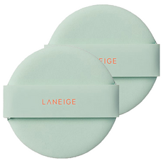 LANEIGE 蘭芝 NEO型塑霧感氣墊粉撲 粉體輕薄保濕 智慧氣袋微孔粉撲 精準調節用量, 2個, 霧感