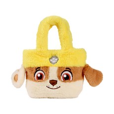 兒童手提斜背兩用絨毛包 方形磁扣包