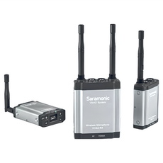 Saramonic楓笛 一對二無線麥克風系统 TX 2個 + RX Vlink2 Kit2 OLED顯示屏, 1組