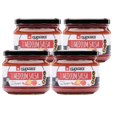 Ozganics 澳洲有機中辣味莎莎醬，無麩質，無添加蔗糖, 310g, 4瓶