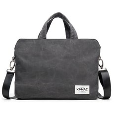KINMAC 360系列 筆記型電腦公事包, 炭灰色, 1個