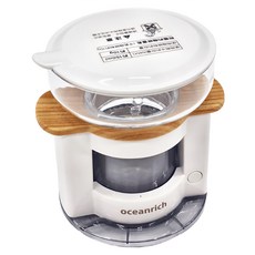 oceanrich 歐新力奇 便攜式單杯萃取旋轉咖啡機 S2，附絨布袋, 白木紋