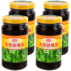 大茂 幼條瓜，調味聖品，早餐的絕配, 375g, 4罐