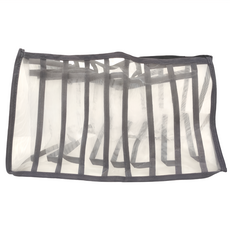 衣櫃分隔收納袋 A181 9格T恤(36 x 25 x 20cm) 4個, 灰色, 1組