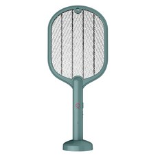 HONG JIN 充電式電蚊拍-綠色-驚雷, 1入, 充電式環保節能，安全網設計, 51.5 x 21.5cm