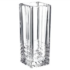 Bormioli Rocco 康達歐花瓶 方形花器 義大利製簡約風格, 透明, 高230mml