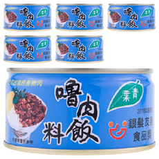 青葉 嚕肉飯料, 100%使用台灣原產豬肉, 不含防腐劑,方便食用, 110g, 6罐