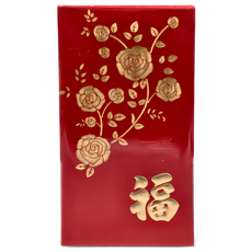 bebehome 新年金蔥磨砂創意紅包袋, 尺寸9x17公分, 1包