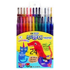 地球化學 彩色蠟筆組, 1組, 24色