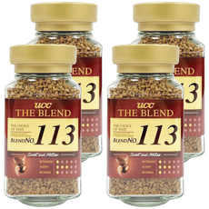 ucc THE BLEND 113精製即溶咖啡, 90g, 1罐, 4罐
