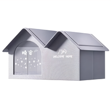 skylife 寵物空調屋 Set 鋁箔+EPE棉+牛津布+棉袋, 大, 灰色, 1組