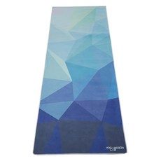 YOGA DESIGN LAB 瑜珈舖巾 超細長纖維, 61 x 182cm, Geo Blue, 1張