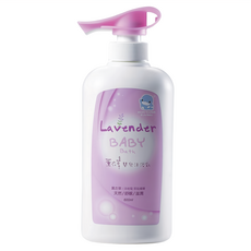 KU.KU Duckbill 酷咕鴨 薰衣草嬰兒沐浴乳，天然/舒眠/滋潤，600ml, 1瓶