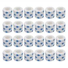 毛皇上 彈力自黏寵物繃帶 白底藍爪 中號, 20.3g, 24捲