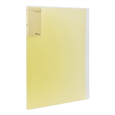 ECO Chungwoon 彩色內頁資料夾 A4 10頁, 黃色, 4本