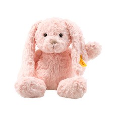 Steiff 金耳釦泰迪熊 Tilda Rabbit 黃標玩偶，柔軟舒適，粉嫩可愛，陪伴孩子快樂成長, 30cm, 1個