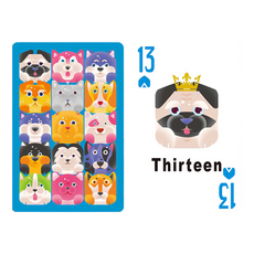 ROYAL 樂友 童趣方塊教育撲克牌 動物/鳥/貓 搭配遊戲卡 詞彙/計數, 狗狗, 1盒