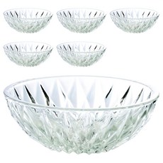 Ocean Glass 太陽碗 5吋 透明 (玻璃碗/沙拉碗/點心碗), 6個