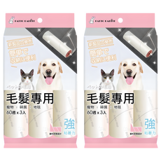 PATTO RABBIT 百特兔 寵物毛髮專用膠黏補充包 3入, 2包