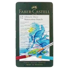 FABER-CASTELL 輝柏 藝術家級水性色鉛筆, 12色, 1盒