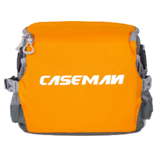 CASEMAN 卡斯曼 Outdoor 戶外系列 單肩包 AWS20 210D尼龍 防雨罩 1機2鏡(70-200)或1機2鏡1閃, 27 x 18 x 26cm, 橙色