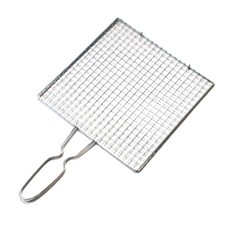 FIRST LIVING 折疊烤網 鋼鍍鋅材質 可重複使用, 330*330mm, 5個