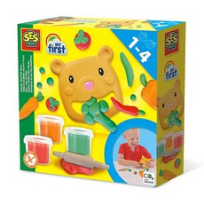 荷蘭SES 創意黏土小熊餵食組, 易清洗, 不留痕, 無麩質, 14436, 1盒